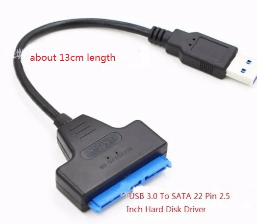 DHL бесплатно. 100 шт./лот. Супер скорость USB 3 0 для SATA 22 Pin 2 5 дюймов драйвер жесткого