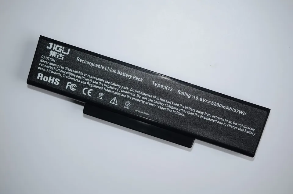 JIGU Аккумулятор для ноутбука ASUS A32-K72 A32-N71 K72K N73SD X77JV N71YI A72JR K73SV N71JA K72F K72K N71J K73S K73J K72S K72P K72Y