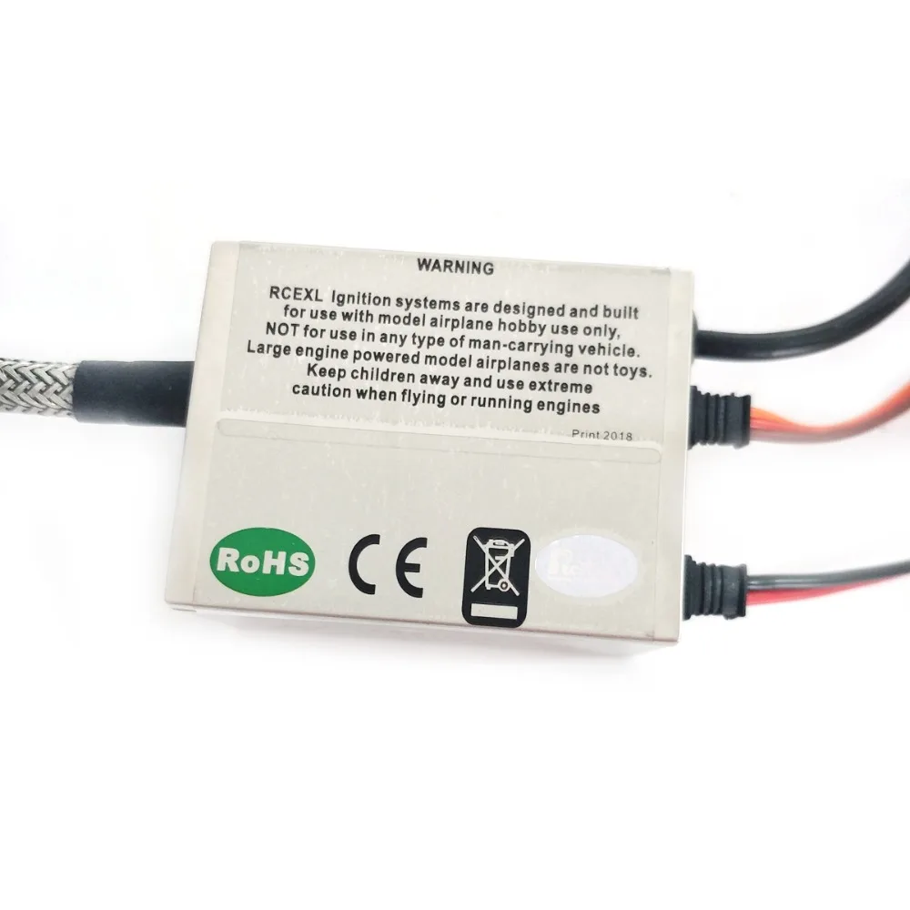 Rcexl одноцилиндровый CDI зажигание для NGK-ME8 1/4-32 90 градусов(A-02 4,8 V~ 8,4 V 622a