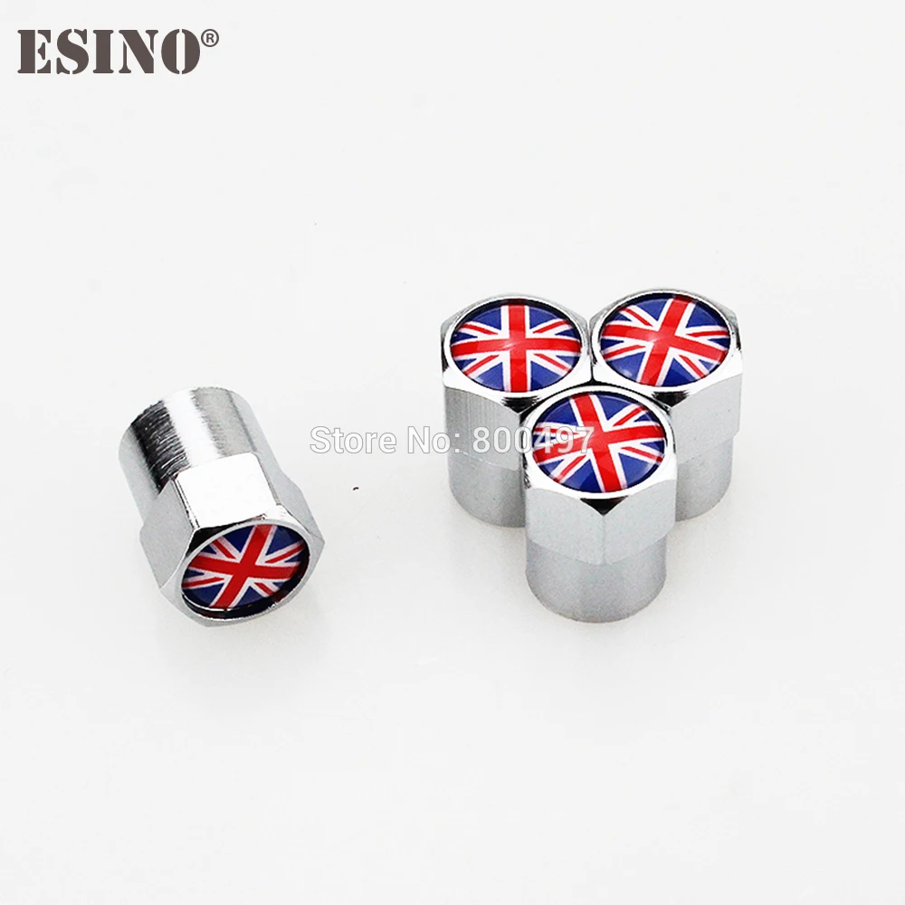 4 x стайлинга автомобилей нержавеющей цинковый сплав национальный флаг Англии