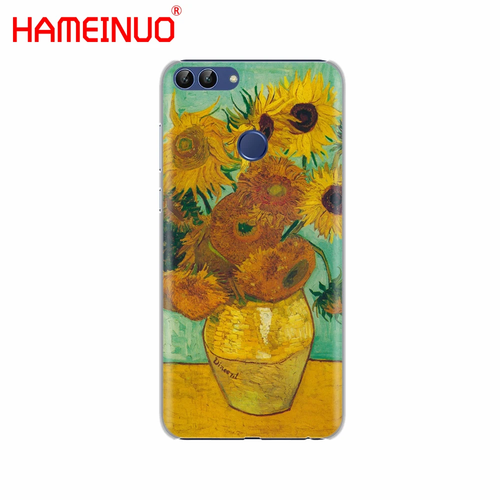 HAMEINUO Van Gogh чехол для сотового телефона с изображением звездной ночи huawei Honor Y5 7C Y625