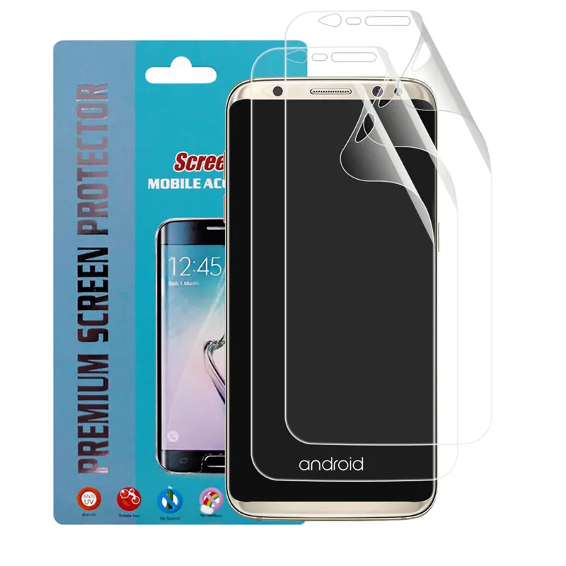 Qosea (3 УПАК.) 3X ЖК ДИСПЛЕЙ Clear Для Samsung Galaxy S8 PLUS Screen Protector Guard Shield Обложка Взрыв Фильм