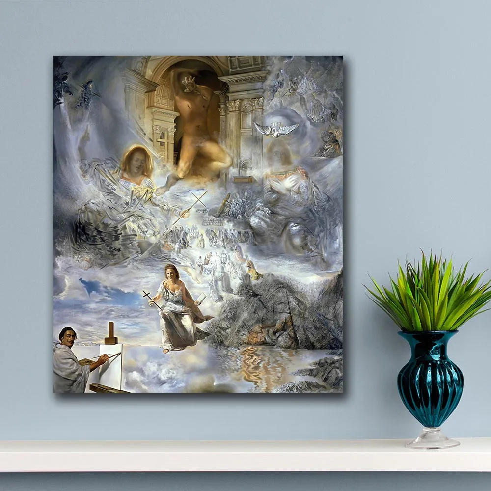 Salvador dali the ecumenical council 1960 картина маслом настенные картины Картина на холсте печать