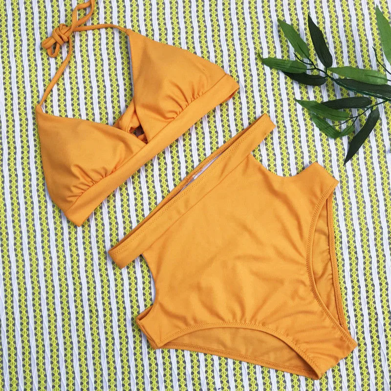 Сексуальный женский комплект бикини сплошной купальник купальники 2018 новинка