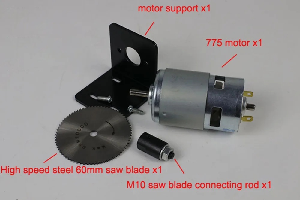 

775 Motor High-power Circular Saw 80W Power Circular Saw DIY Circular Saw With M10 Connect Rod Mini Cutting Machine