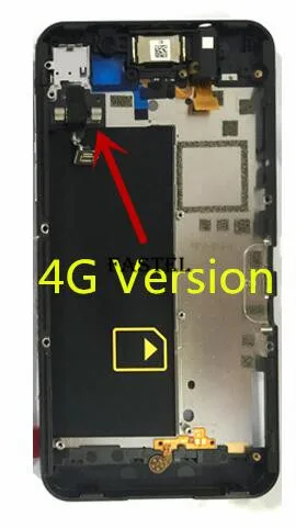 HKFASTEL для BlackBerry Z10 оригинальный телефон Передняя средняя рамка Корпус + задняя