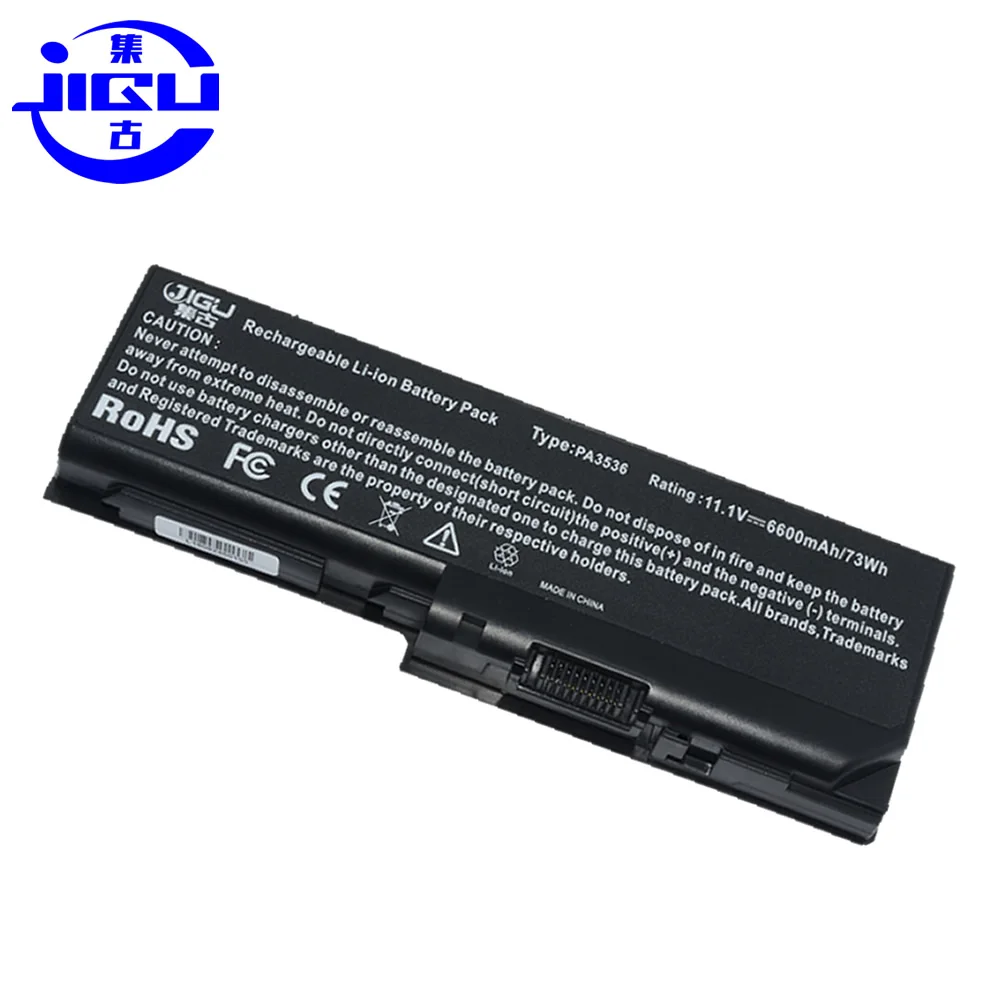 JIGU 9 ячеек Аккумулятор для ноутбука TOSHIBA PA3536U 1BRS PA3537U 1BAS PABAS100 PABAS101|battery for toshiba|laptop
