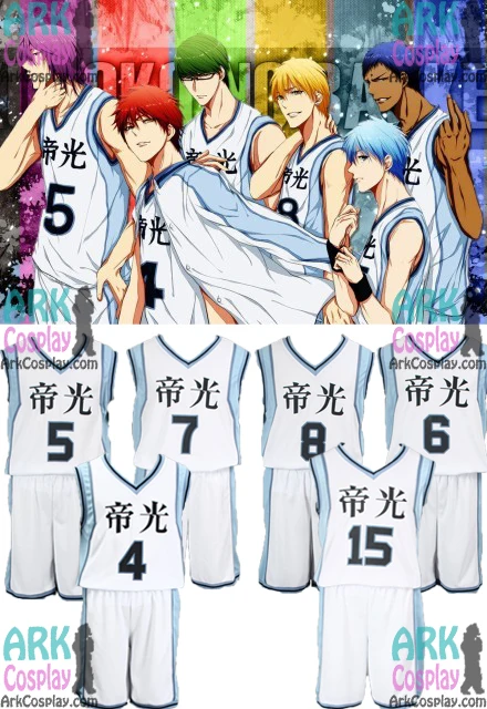 Куроко Без корзины TEIKO Kuroko Tetsuya/кисэ рёта/Shintaro/Aomine Daiki/murasakibaba atсуши баскетбольная