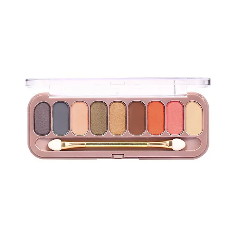 9 видов цветов мерцающие тени для век Палитра металлическое мерцание водостойкая