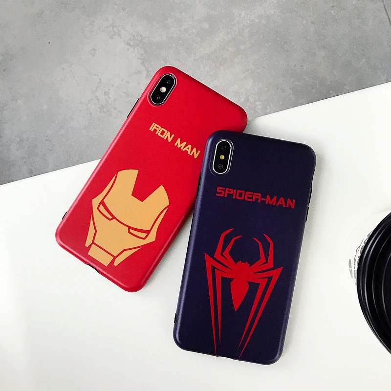 Чехол для телефона Marvel Avengers с эффектом потертости iphone 6 6S 7 8 plus X 10 XR XS MAX человеком
