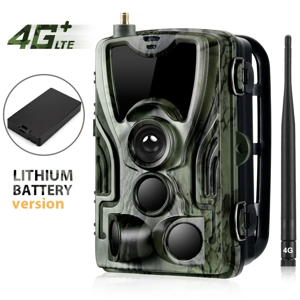 

4G FTP SMTP MMS SMS Email Trail Hunting Camera HC801LTELI 20MP Photo Traps Wild Cameras Cellular With 5000Mah Lithium Battery