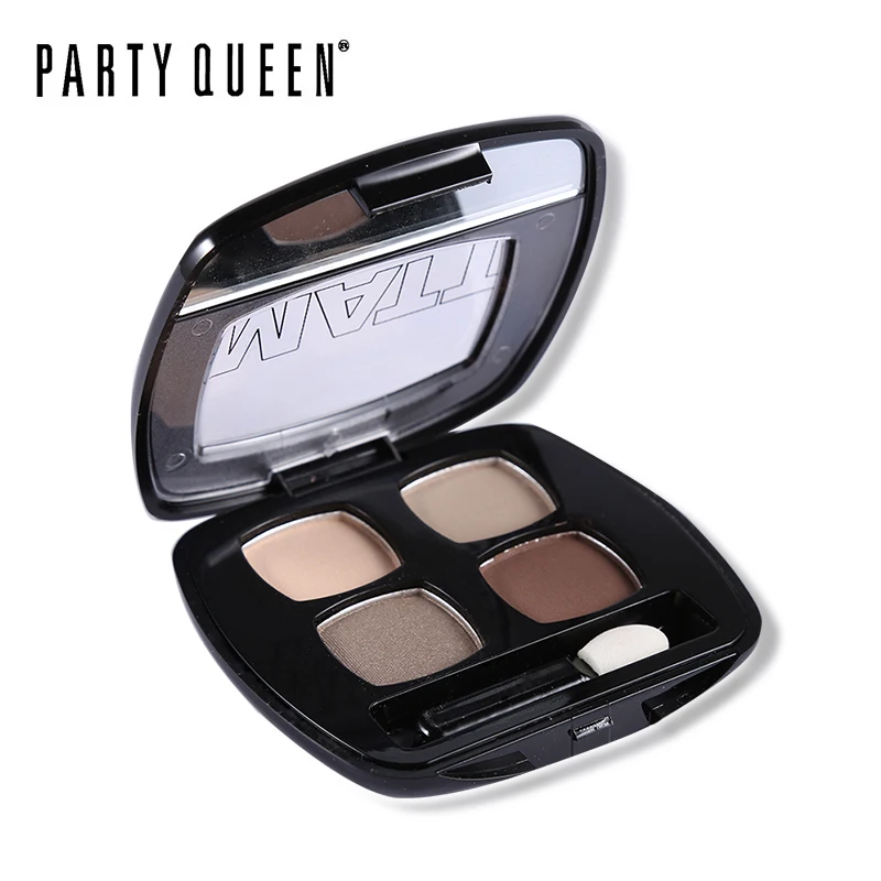 Палитра теней для век с зеркальной кисточкой макияжа блестящие мерцающие