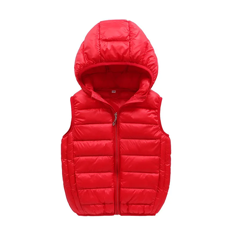 Детский пуховой жилет Осень-зима 2017 для мальчиков и девочек повседневный