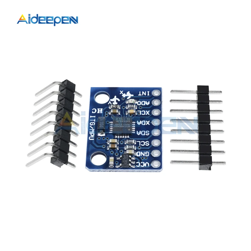 

1Pcs IIC I2C GY-521 MPU-6050 MPU6050 3 Axis Analog Gyroscope Sensors + 3 Axis Accelerometer Module 3-5V DC For Arduino With Pins