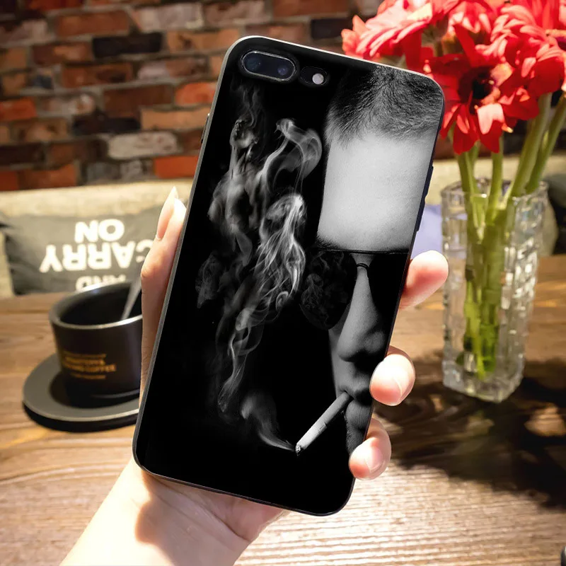 MaiYaCa курение травы Черный силиконовый чехол для телефона чехол для iPhone 8 7 6 6S Plus X XS MAX XR 5S SE 11pro max чехол для сотового телефона
