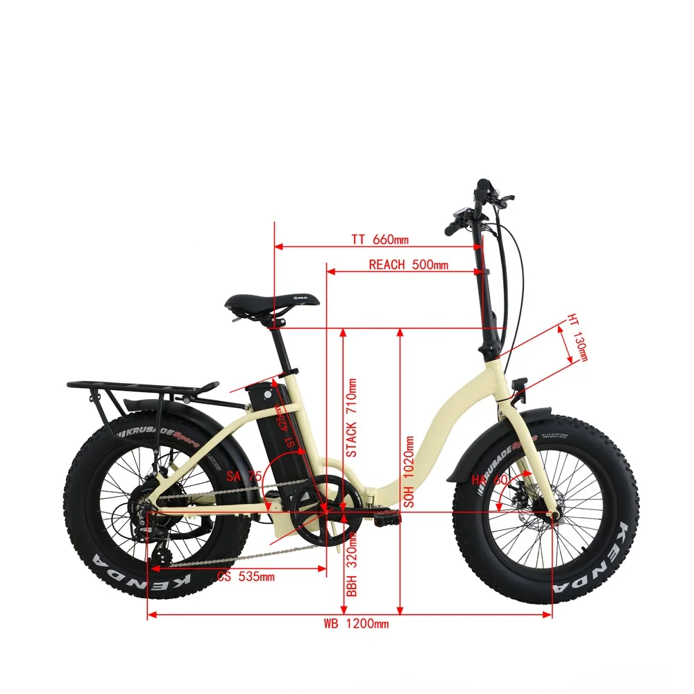 Прямая США/Канада Электрический Fat Tire велосипед 2" алюминиевый складной 500 Вт Электрический велосипед Горный ebike