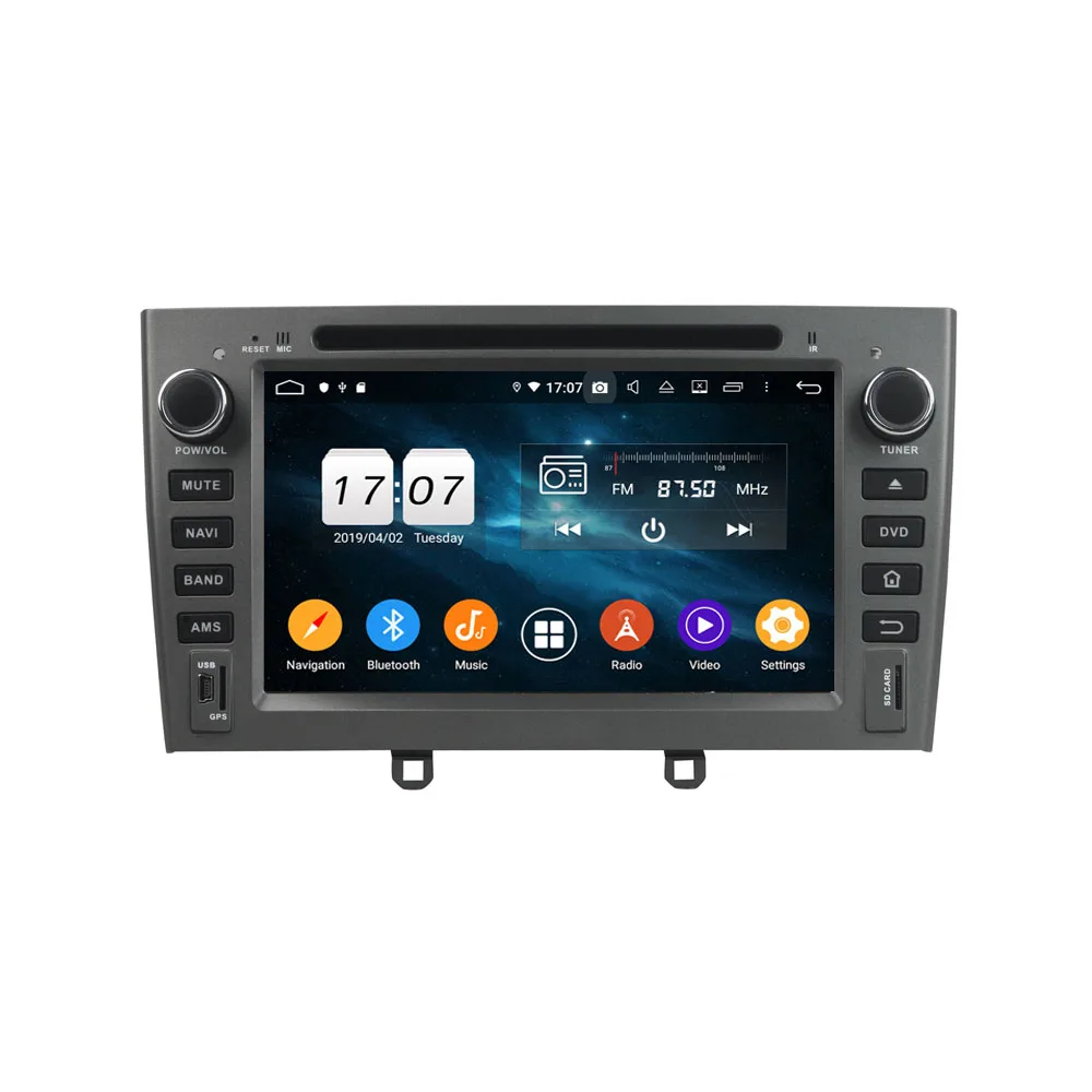 Android 9 0 Octa Core для PEUGEOT 408 2007 2008 2009 2010 PX5 Автомобильная dvd-навигационная система