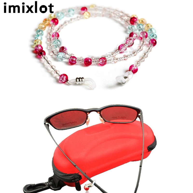 Цветные бусины для очков IMIXLOT 70 см очки цепочка ремешок держатель шнура шейный