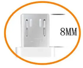 8 мм дополнительный длинный наконечник Micro USB разъем USB зарядное устройство для Oukitel K10000 Pro U20 Plus Nomu S10 Doogee S60 Blackview bv6000 bv5000