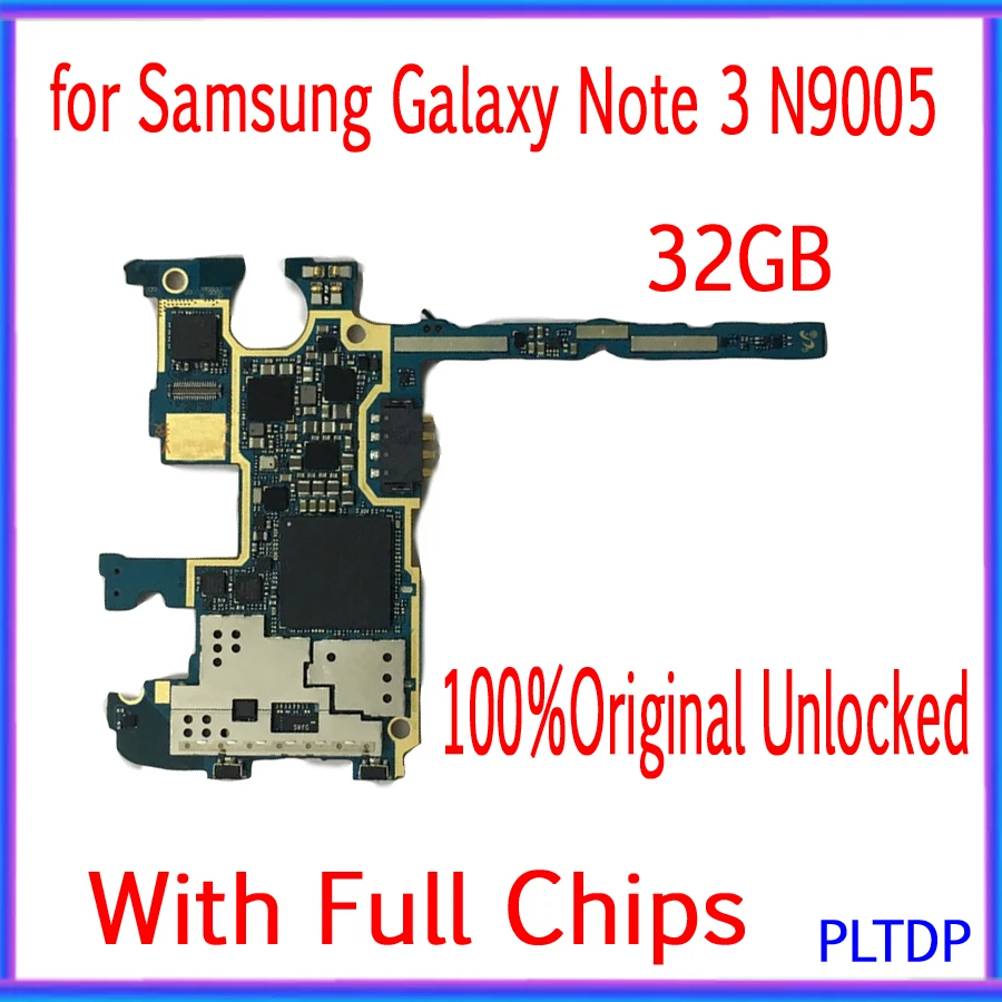 Европейская версия для материнской платы Samsung Galaxy Note 3 N9005 32 ГБ оригинальная