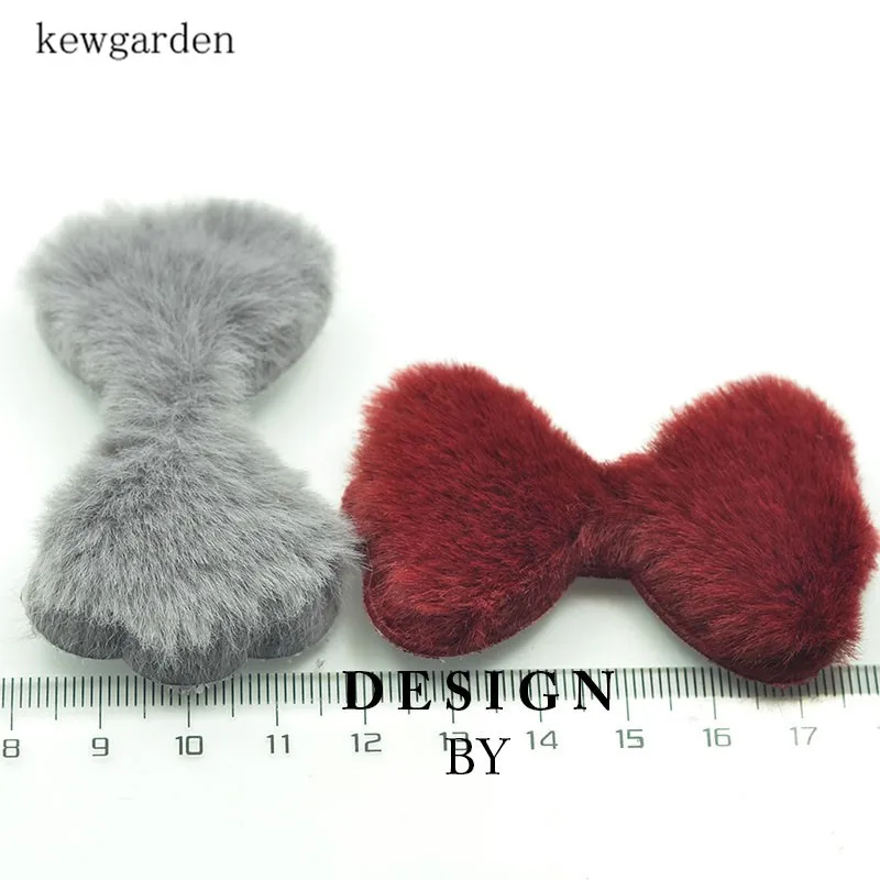 Kewgarden DIY волос бант брошь материал аксессуары имитация кролика плюшевый ручной