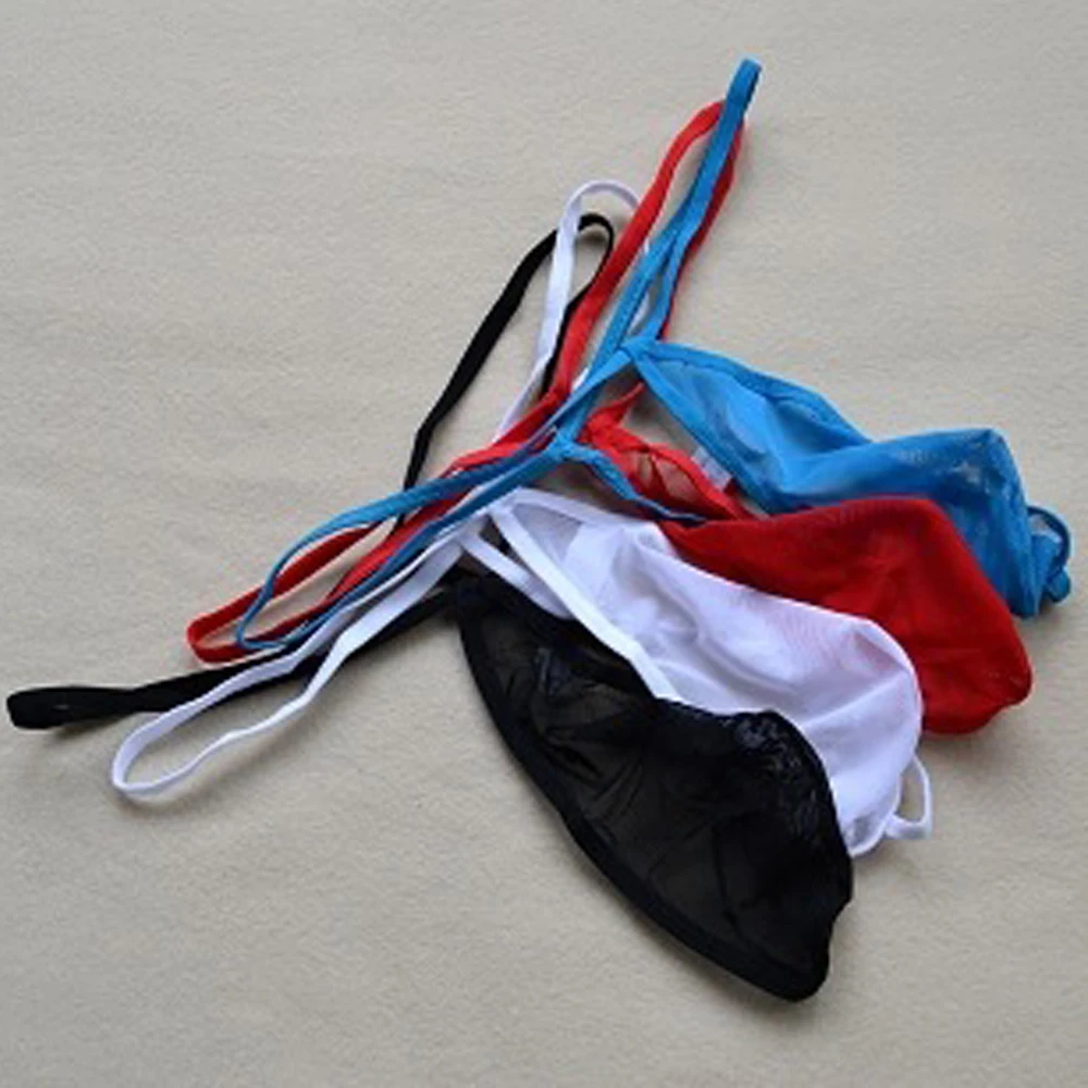 Новые мужские сексуальные сетчатые стринги с Т образным ремешком трусы для геев