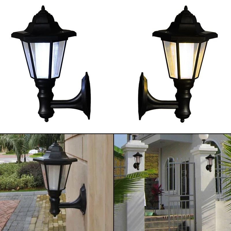 

Solar Power LED Light Path Way Wall Landscape Mount Garden Fence Lamp Outdoor