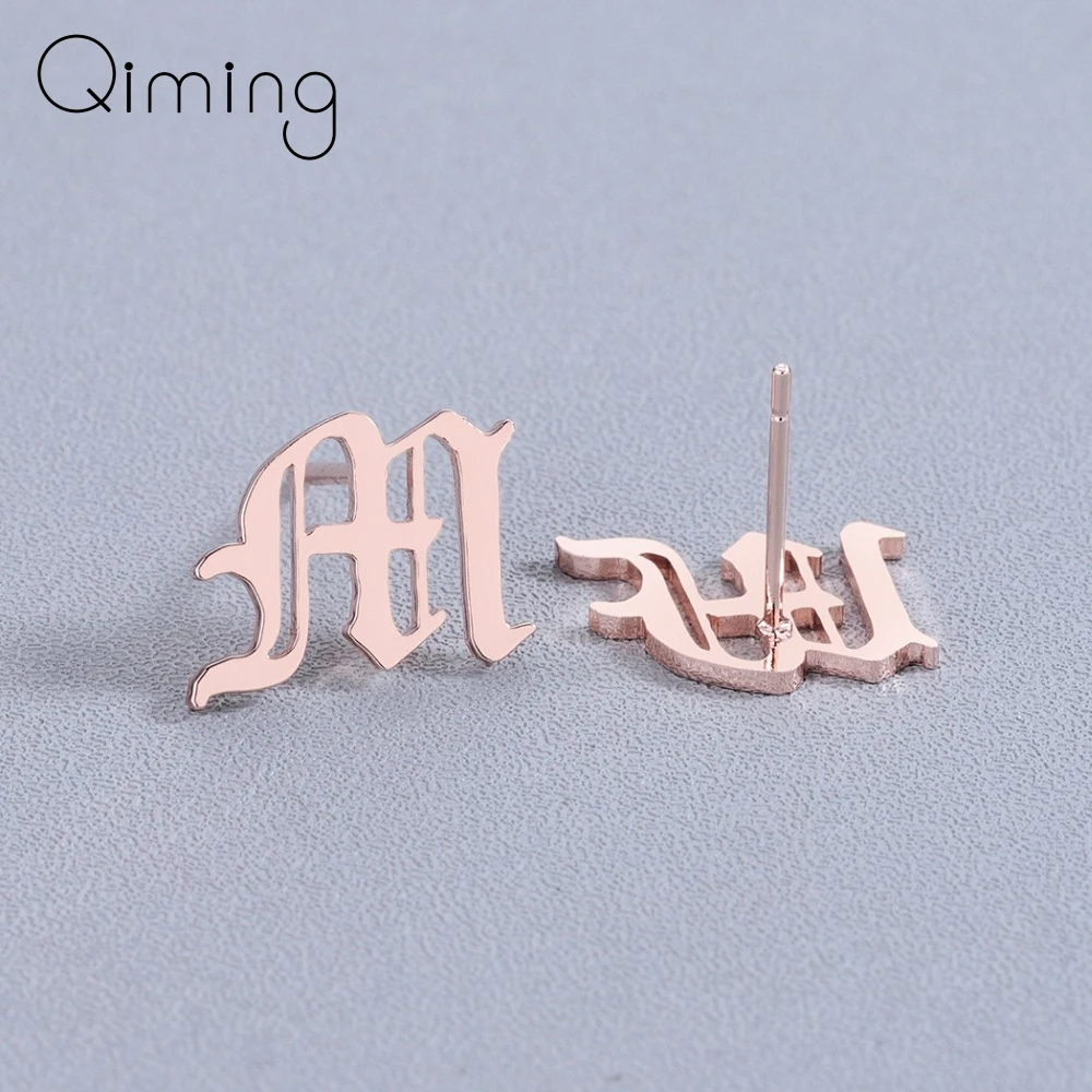 Детские серьги из нержавеющей стали модные ювелирные изделия с английским