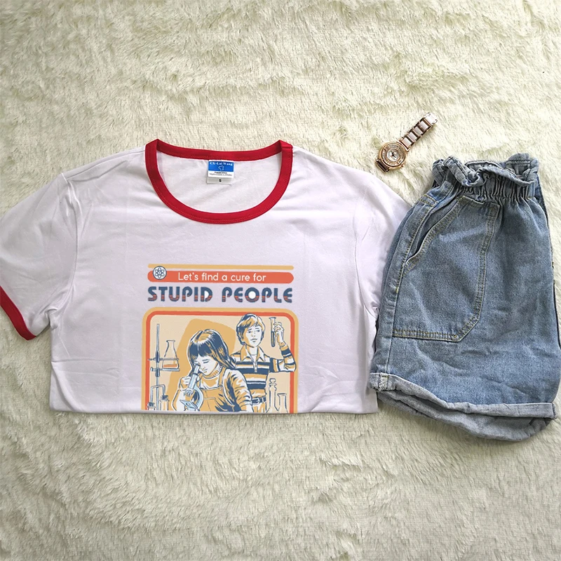 Новые Брендовые женские топы унисекс в винтажном стиле забавные летние