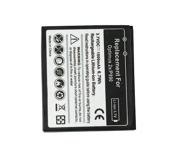 10 шт./лот 1800 мА/ч FL 53HN запасная батарея для LG Optimus 2X / 3D SU660 /S P920 P993 P990 P999 Thrill 4G G2x C729 SU760