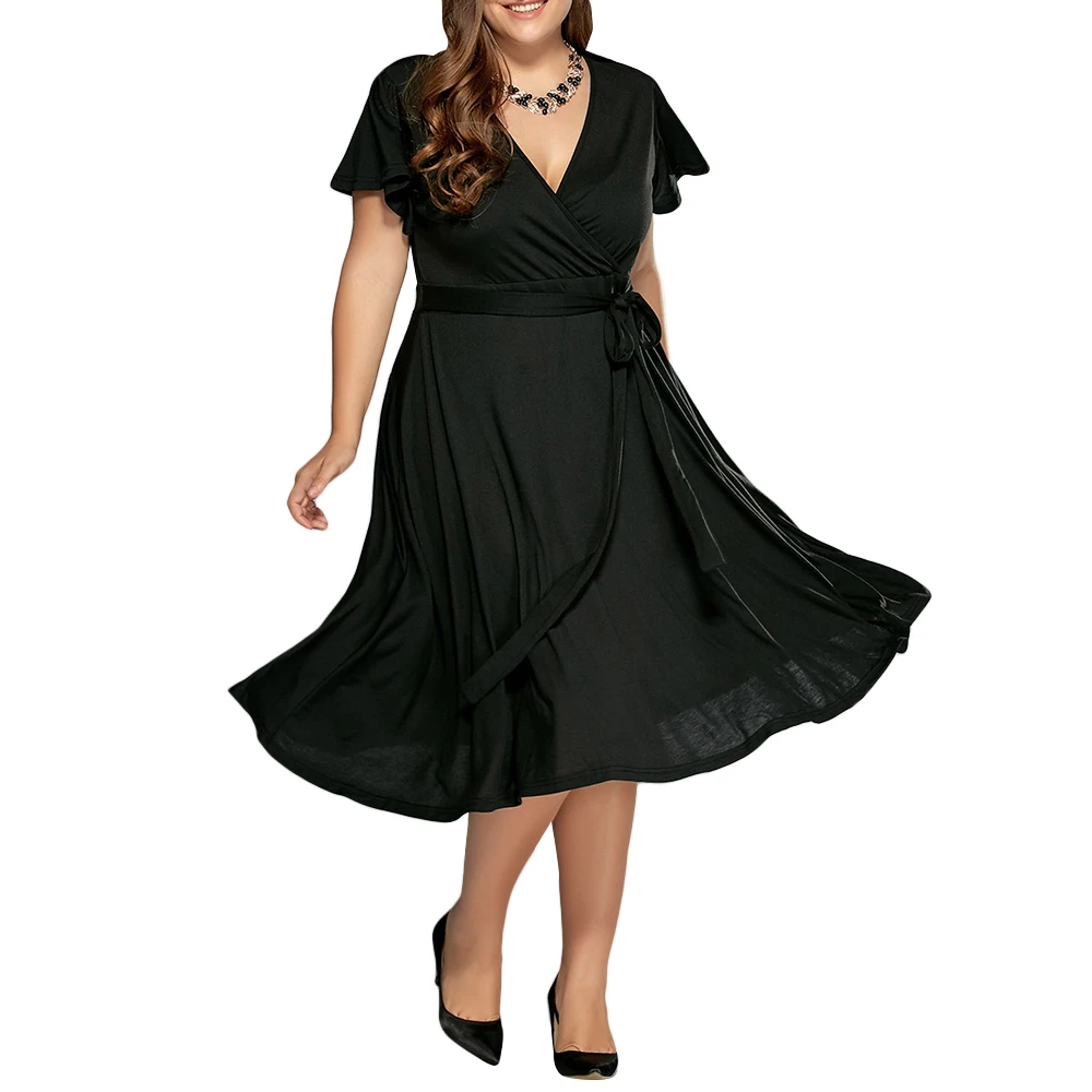 2-Black Kenancy низкая линия плюс размер 3XL~ 9XL качели женское винтажное платье 1960 s рокабилли качели ретро платье хлопок Feminino Vestidos - Цвет: 2-Black