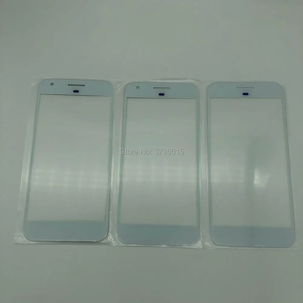 2 шт./упак. ЖК экран передняя стеклянная панель для HTC Pixel 1 трещина Стекло Замена