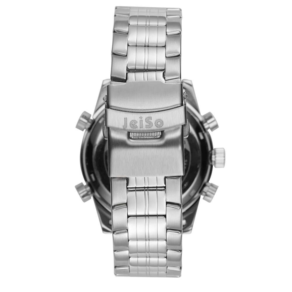 Люксовый бренд полный Сталь часы Для мужчин Спорт Армия Военная Униформа Часы