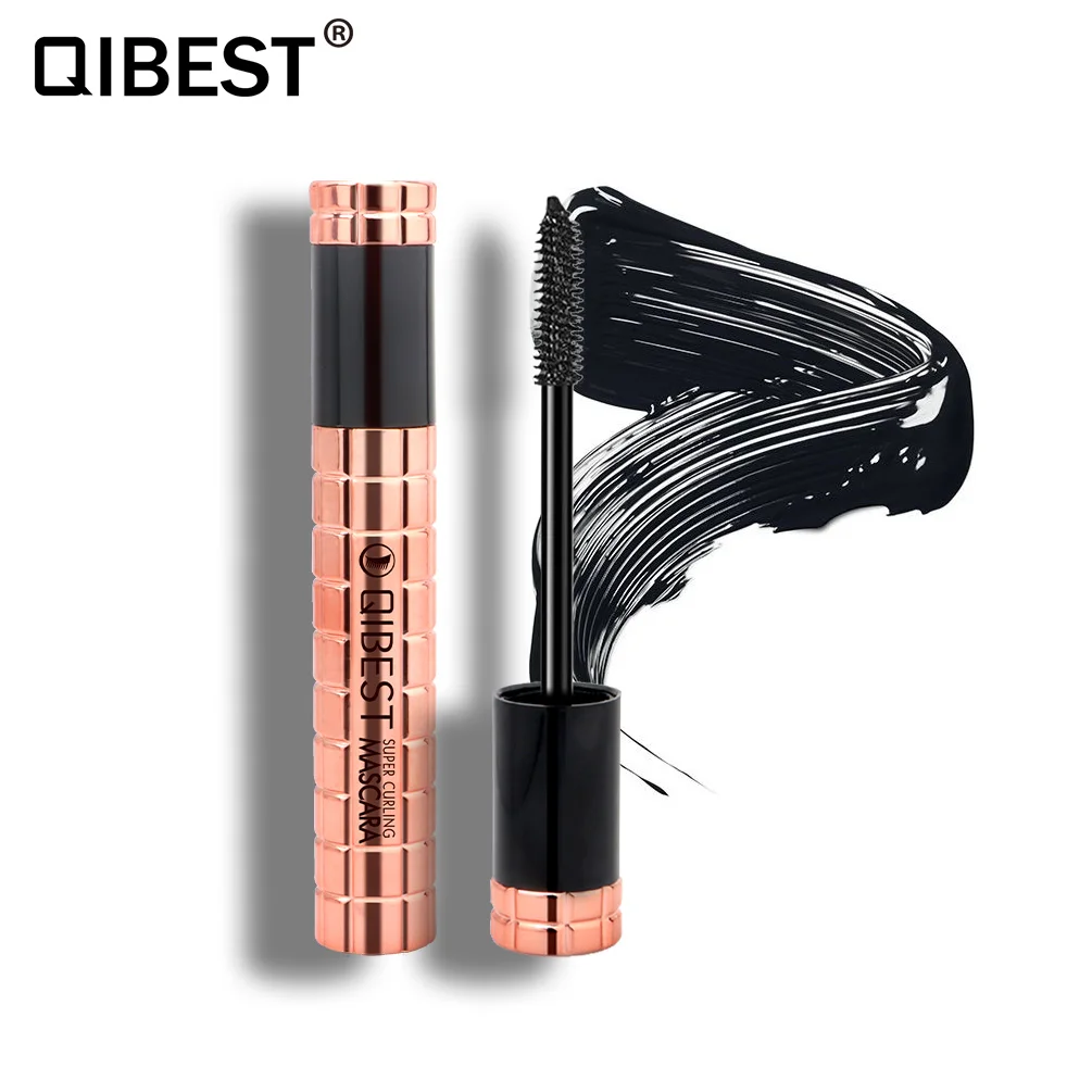 QIBEST водостойкая завивка ресниц тушь для удлинение Косметическая жидкая