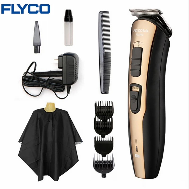 FLYCO профессиональная машинка для стрижки волос Профессиональный Перезаряжаемые