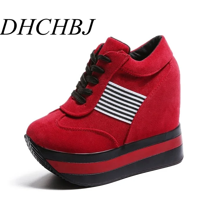 2017 модная повседневная женская обувь увеличивающая рост сетчатая дышащая | Обувь