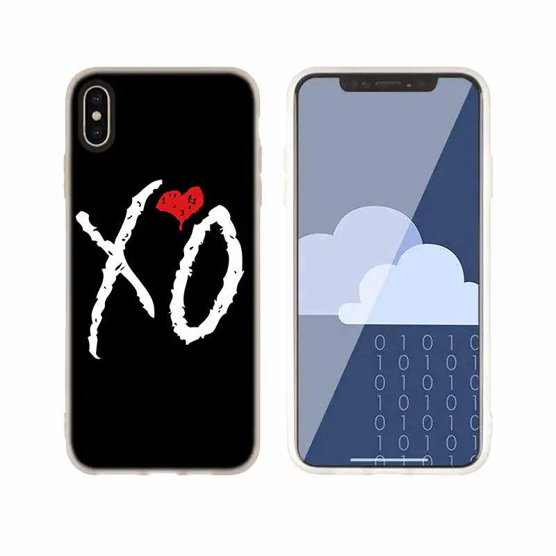 Чехлы, силиконовый мягкий чехол для iPhone 11 Pro X XS Max XR 6 6S 7 8 Plus 5 4S SE, высокое качество, логотип Weeknd XO - Цвет: as the picture 09
