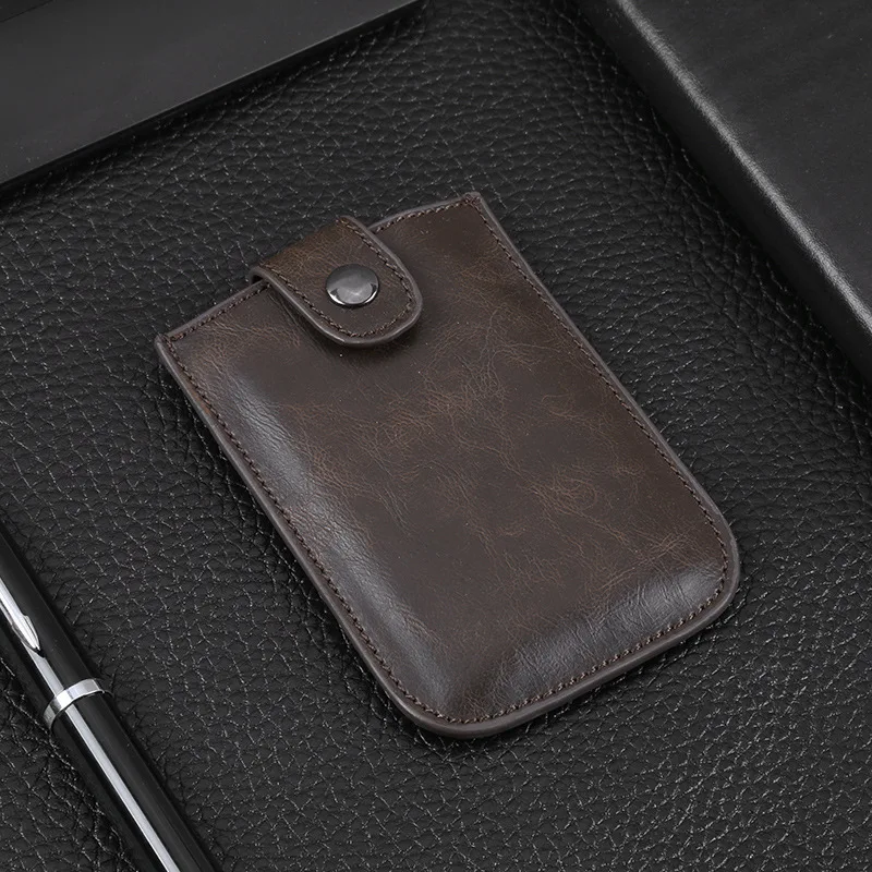 2019 Новый тонкий кошелек RFID защита ID держатель для кредитных карт s PU кожаный