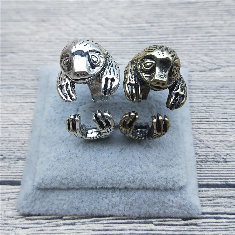 Новые винтажные кольца в стиле ретро для ленивецов классические регулируемые