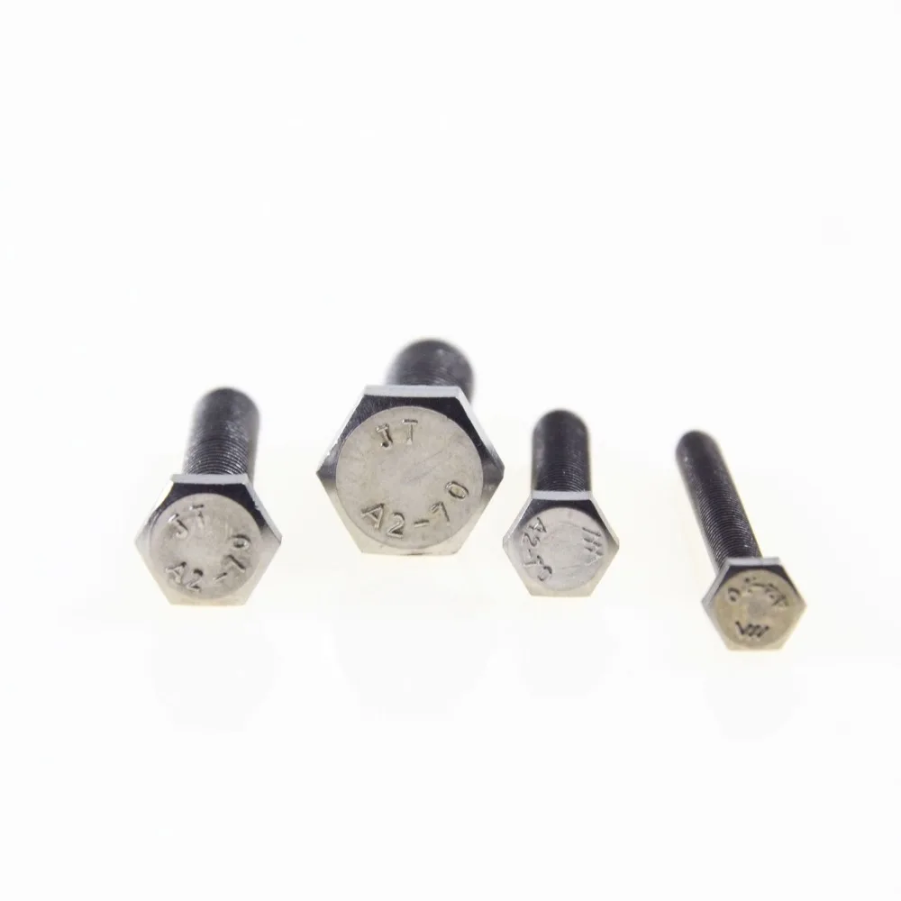 

304 stainless steel bolts DIN933-1987 M20 Hexagon Head stainless steel Screws Threaded Up To The Head 1pcs