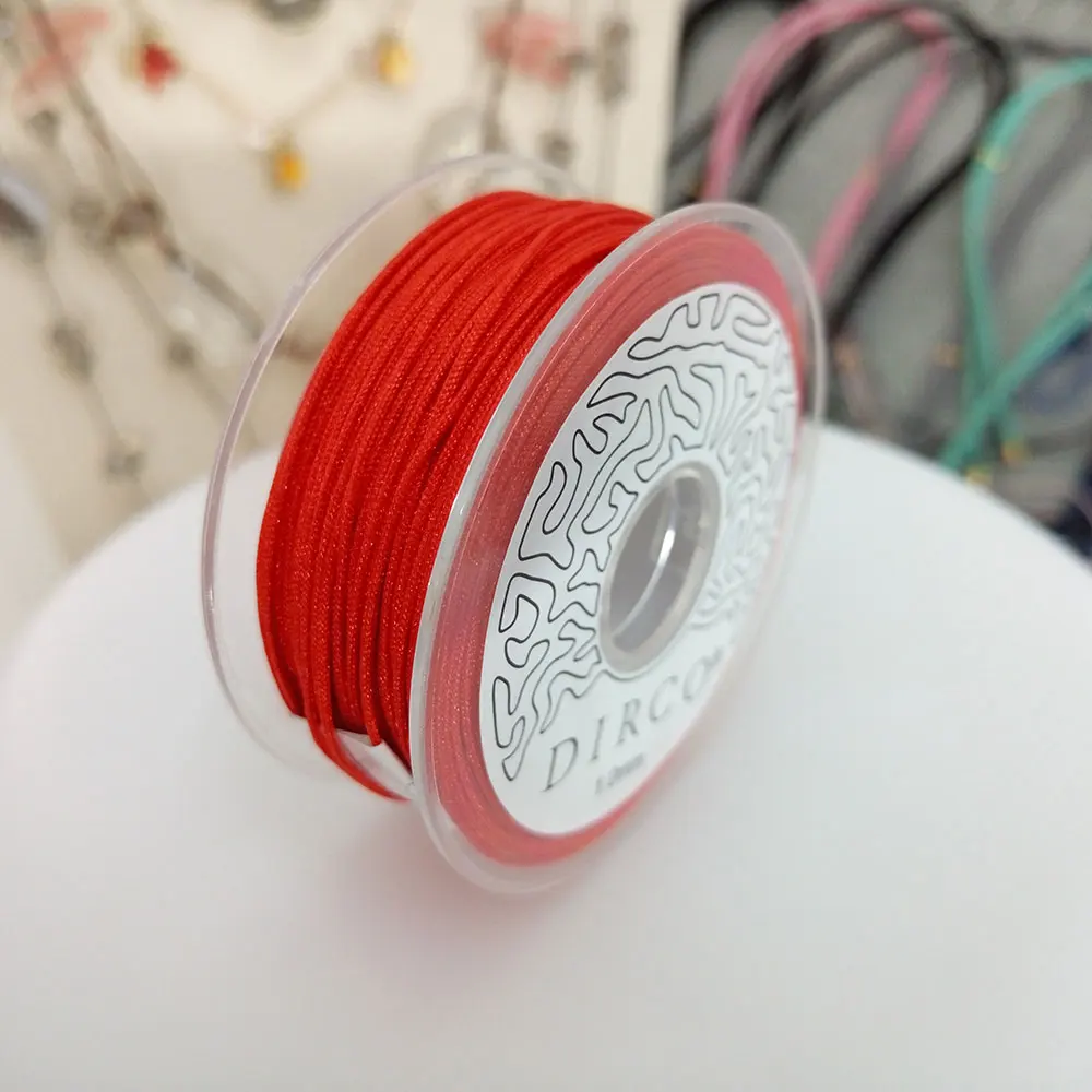 Nylon Cord 0.8mm 100M Fashion Bracelet Braided Accessories Wholesale Silk Beads Plastic Threads For Jewelry Making Macrame Cords
Nylon Cord 0.8mm 100M Fashion Bracelet Braided Accessories Wholesale Silk Beads Plastic Threads For Jewelry Making Macrame Cords