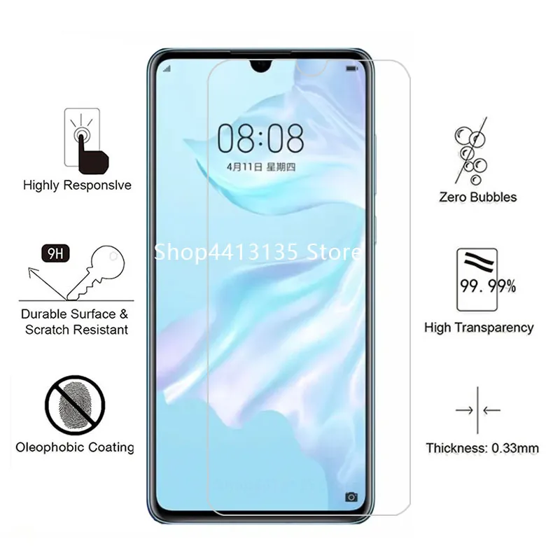2 шт HD закаленное стекло для huawei p30 p20 p10 lite p10lite p20lite p30lite защитные аксессуары на Huawey