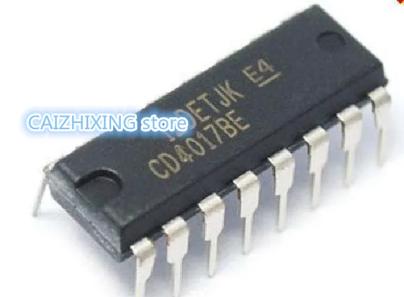 Бесплатная доставка 10 шт. CD4017 CD4017B CD4017BE 4017 год счетчик разделитель IC хорошее