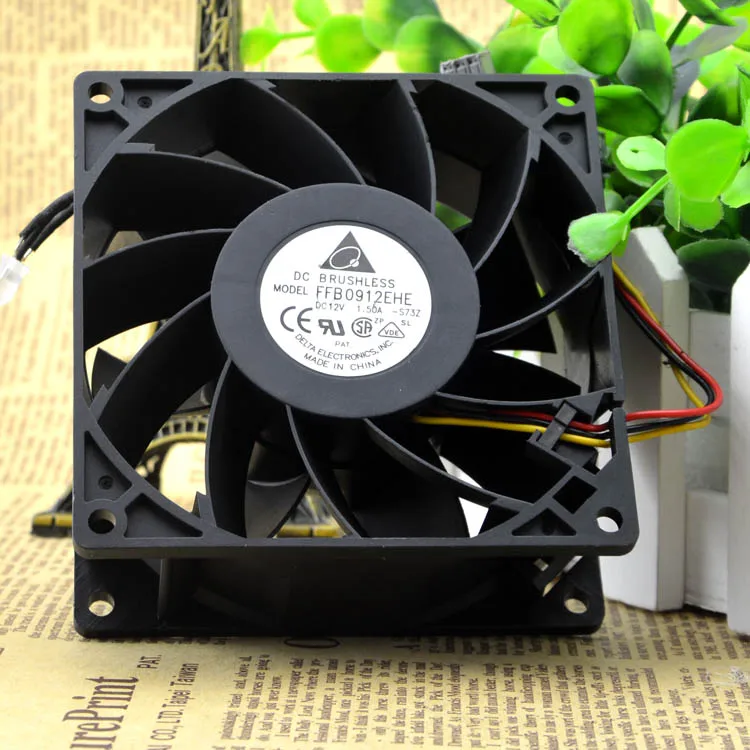 Free Delivery. 9038 FFB0912EHE DC12V 1.5 A pressurized violence Double ball bearing fan | Компьютеры и офис