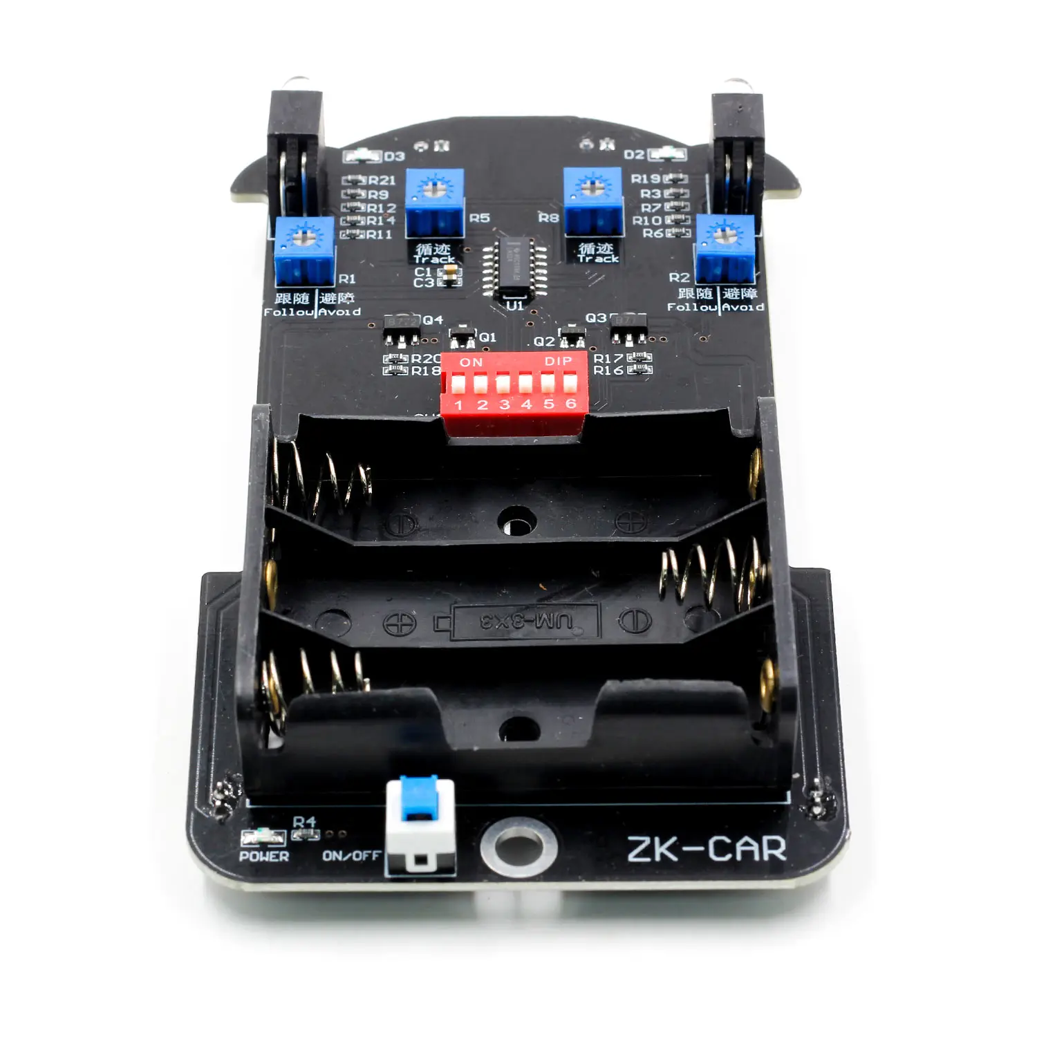 DIY Kit Intelligent Tracking Line Smart Car TT Motor Electronic Patrol Automobile Parts | Электронные компоненты и
