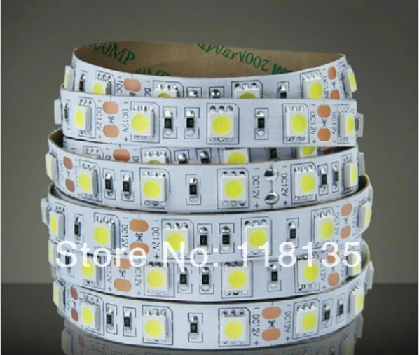 

20pcs/lot 12V 5M led strip 5050 non Waterproof 300 led smd Flexible 60 leds/m white/warm white/green/blue/red/yellow/RGB