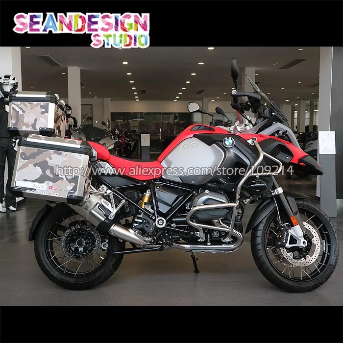 1 комплект для BMW F750GS F800GS F850GS R1200GS ADV виниловая наклейка с боковыми чехлами