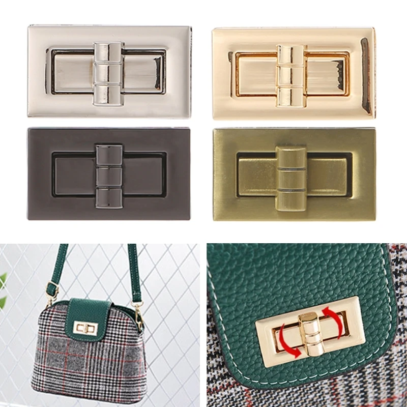 THINKTHENDO Fashion 2018 New Metal Clasp Turn Lock Twist for DIY Handbag Craft Bag Purse Hardware Accessories | Багаж и сумки