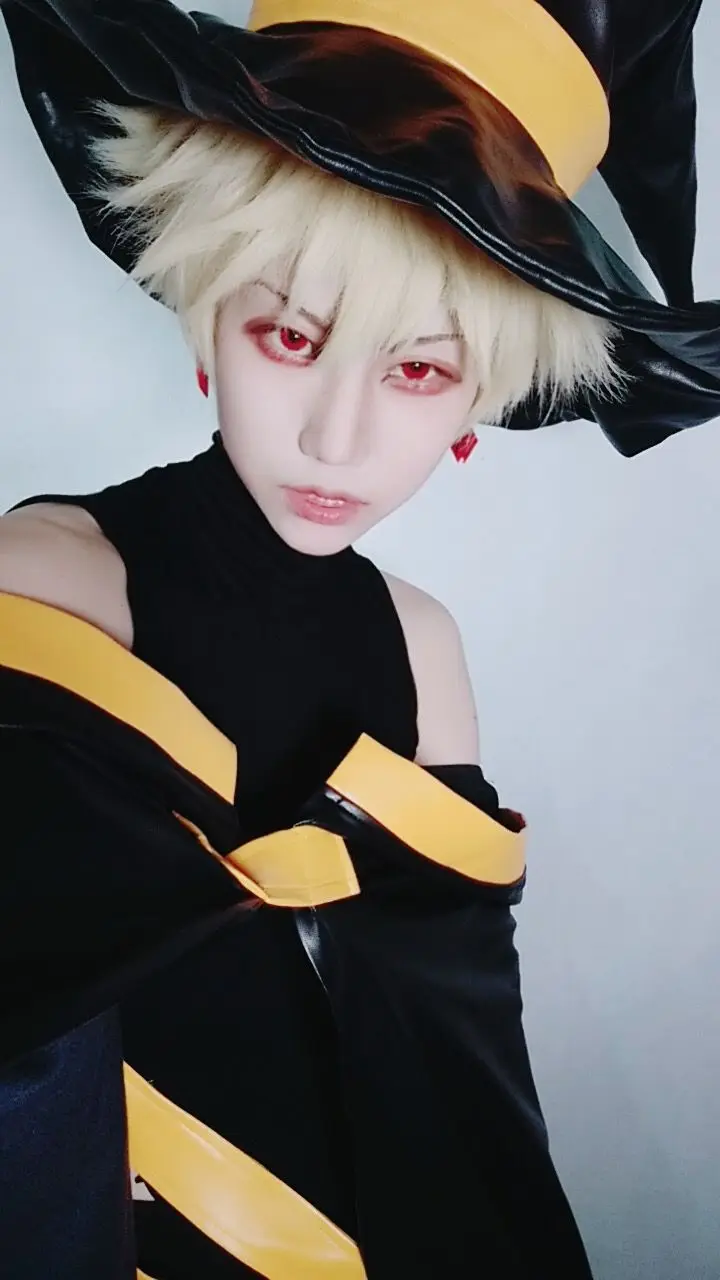 Аниме Косплей Boku no Hero academic bakugou katsuki Хэллоуин косплей костюм шляпа жилет брюки |