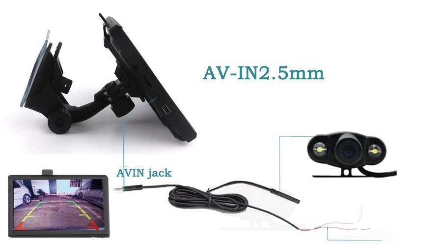 Ориана 7 дюймов HD Автомобильный gps навигатор FM Bluetooth AVIN Navitel Последние Европа карта Sat nav грузовик gps навигаторы